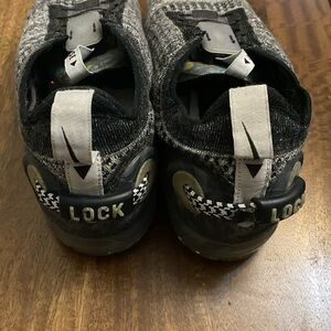 Nike Black and Gray Slip-On Sneakers Casual Comfort